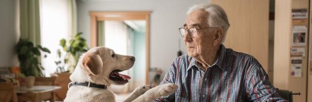 Cani, gatti e conigli ‘in visita’ agli anziani